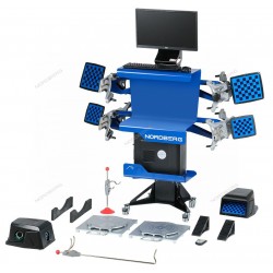 Стенд сход-развал 3D модель для ям и подъемников NORDBERG C803_синий