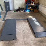 Напольный ножничный автомобильный подъемник, г/п 3.5 т WDK-505X