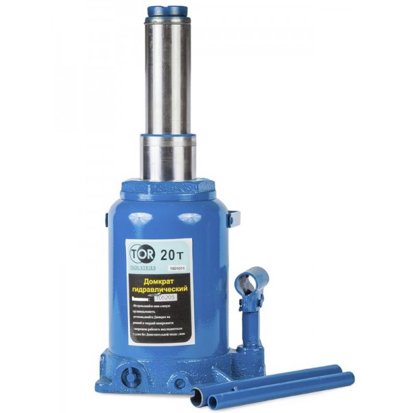 Домкрат гидравлический телескопический TOR ДГТ-20 г/п 20 т, 2 ур 105205