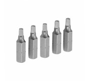 Набор вставок (бит) торцевых 1/4, Square, S2, 25 мм, 5 предметов TOLSEN TT20280
