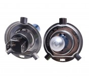 Автолампа H4 (60/55) P43t-38 BLUE WHITE 4300K (бокс, 2шт) 12V MEGAPOWER /1/10