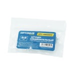 Штуцер соединительный латунный елочка-елочка 8 ? 8 мм, 2 обжимных оцинкованных стальных хомута OPT-70808HH