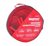 Провода для прикуривания M-80050 800A 5м (медь, морозостойкие) в сумке MEGAPOWER /1/10