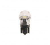 Автолампа T10W (W2,1x9,5d) 1 SMD 5050 WHITE 6000K 20лм   12V MEGAPOWER /10 /100