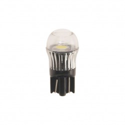 Автолампа T10W (W2,1x9,5d) 1 SMD 5050 WHITE 6000K 20лм   12V MEGAPOWER /10 /100