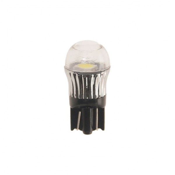 Автолампа T10W (W2,1x9,5d) 1 SMD 5050 WHITE 6000K 20лм   12V MEGAPOWER /10 /100 M-10104W