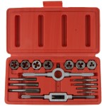 Набор метчиков и плашек М3-М12, метрическая резьба, 16 предметов OPT-MTDS16