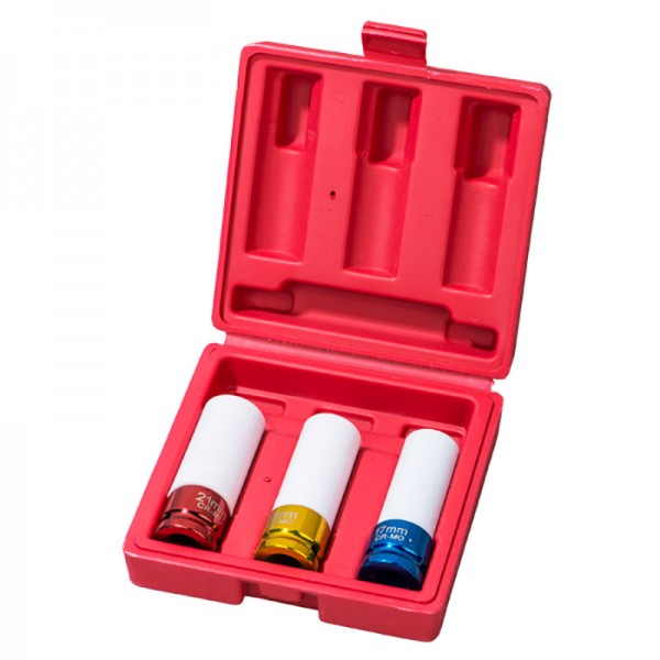 Набор головок ударных глубоких 1/2", 17,19,21мм ST100