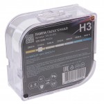 Автолампа H3 (55) PK22s +50% (бокс, 2шт) 12V MEGAPOWER /1/10 M-37033013