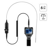 Видеоэндоскоп управляемый, 3.5, 1Мп, 1280x720, 1м, 6мм, 360° iCartool IC-V202