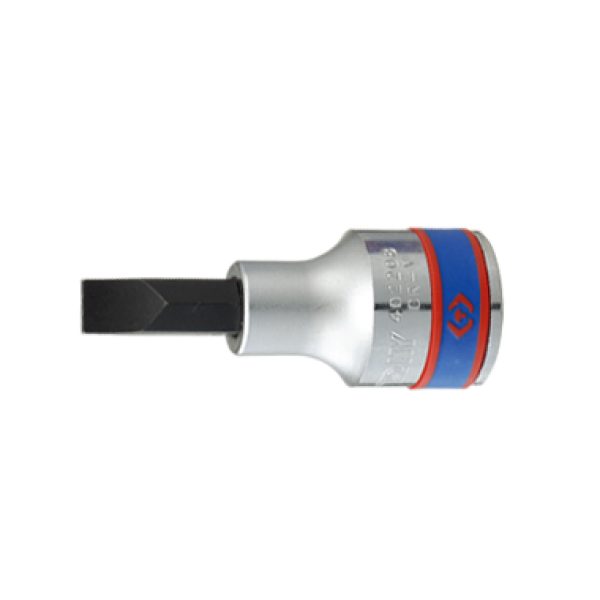 Насадка (бита) торцевая   Slotted 1/2” L=60мм 1,6х10 мм KING TONY 402210