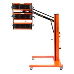 Трехкассетная мобильная ИК сушка на пантографической стойке с газовым амортизатором WDK-3AT