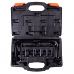 Рассухариватель клапанов универсальный, струбцина, кейс, 10 предметов AFFIX AF10310006C