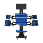 Стенд сход-развал 3D настенный, без колонны NORDBERG C802-C_синий C802-C (5005)