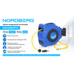 Шланг воздушный на катушке ПВХ диам. 10x16мм 25+2 м (27 м) NORDBERG HR1025HPVC