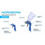 Набор пневмоинструментов, 5 предметов NORDBERG NP06KIT