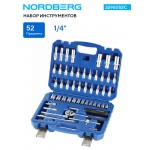 Набор инструментов, 52 предмета NORDBERG 2296052C