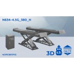 Подъемник ножничный для сход-развала 4,5 тонн 380В (серый) NORDBERG N634-4,5G_380_H