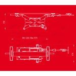 Мобильный ножничный пневмоподъемник miniLIFT AE100.1 CLASSIC WASH