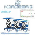 NORDBERG СТОЛ  подъемный гидравлический 350 кг N3T350