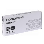 Набор бит в ложементе, 52 предмета NORDBERG 308052T
