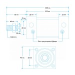 Пневмоцилиндр (M20X1,5) NORDBERG SC80*125