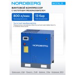 Компрессор винтовой, 7,5 кВт, 13 бар, 800 л/мин, без ресивера NORDBERG NCC10_13