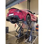 Подъемник ножничный 3,5т, с встроенными адаптерами для SUV авто, 380В (серый) NORDBERG N631-3,5G_380