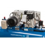 Компрессор поршневой с ременным приводом, объем 100 л NORDBERG ECO NCE100/520