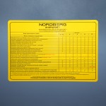 Подъемник двухстоечный 6 т HIGH, верхняя синхронизация, 380 В, серый NORDBERG N4122H1E-6G_380