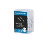 Скобы для термостеплера V-тип, 0,8 мм, 50 шт. NORDBERG WP4(V8)