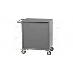 Тележка инструментальная, 5 выдвижных серых ящиков OPTIMAL NT225 NT225 7012/7015