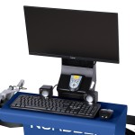 Стенд сход-развал 3D настенный, без колонны NORDBERG C802-C_синий C802-C (5005)