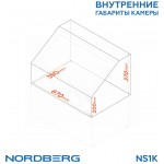 NORDBERG Камера пескоструйная  настольная, боковая загрузка 110 л NS1K