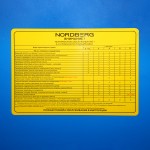 Подъемник двухстоечный 6 т HIGH, верхняя синхронизация, 380 В, синий NORDBERG N4122H1E-6B_380