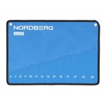 Набор ключей комбинированных 14 шт, планшет тетрон NORDBERG 10214P