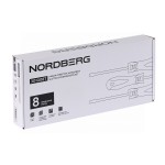 Набор отверток шлицевых в ложементе, 8 предметов NORDBERG 301008T