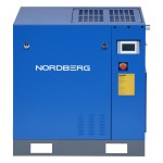 Компрессор винтовой, 15 кВт, 13 бар, 1600 л/мин, без ресивера NORDBERG NCC20_13