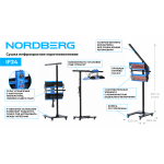 Сушка инфракрасная коротковолновая, 2 элемента NORDBERG IF24