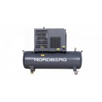 Компрессор винтовой, 5,5 кВт, 10 бар, 660 л/мин, ресивер 230 л, IP54 NORDBERG NCF7,5R