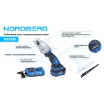 Сабельная пила аккумуляторная мини, ход 13 мм NORDBERG NE612K