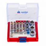 Набор вставок (бит) 1/4, TORX, HEX, PZ, PH, SLOT, 28 предметов 058-10028C