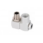 Переходник резьбовой M1/4 - F1/4 шарнирный 360 градусов NPMM22S
