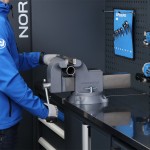 Тиски слесарные усиленные 200 мм  NORDBERG NTH200