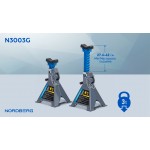 Подставка страховочная с опорными пластинами, 3 т (комплект 2 шт.) NORDBERG N3003G