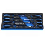 Набор отверток шлицевых в ложементе, 8 предметов NORDBERG 301008T