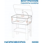 Установка для мойки деталей с электрическим насосом, объем 75 л NORDBERG NW90