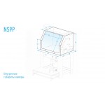 Камера пескоструйная с напорной системой подачи абразива NORDBERG NS9P