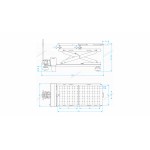 Стол подъемный электрогидравлический для АКБ электромобиля, 1200 кг NORDBERG N3T1501