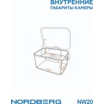 Установка для мойки деталей с электрическим насосом, объем 19 л NORDBERG NW20